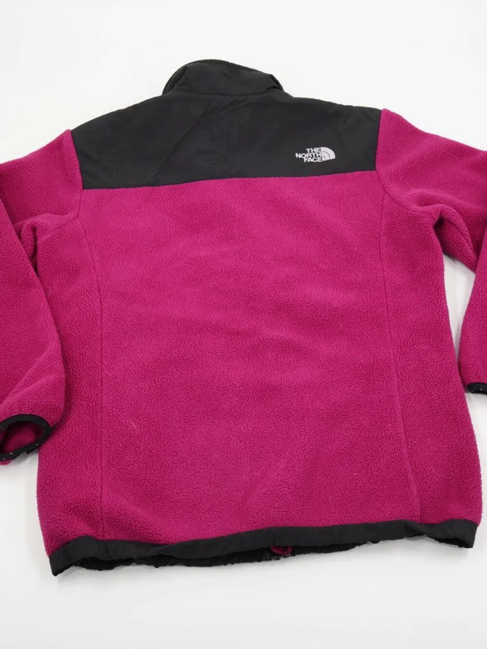 The North Face Denali Fleece Jacket Girls XL Pink Black Polartec Full‎ Zip